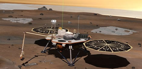 Phoenix Lander on Mars, from the NASA Mars Collecton.