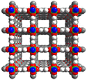 Crystal structure of Zn2(bdc)2(dabco) with a rigid and flexible framework