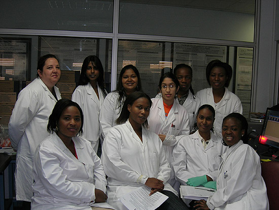 Study team at the South African Medical Research Council's TB Research Unit, Durban, South Africa.