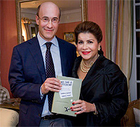 Left to right: co-author Ken Rogoff and Carmen M. Reinhart.