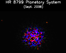 The HR 8799 planetary system.