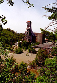 North Coldstream Mine, Ontario before rehabilitation.Ontario Ministry of Northern Development, Mines and Forestry.